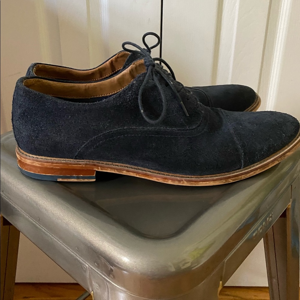 ALDO blue suede shoes M 10